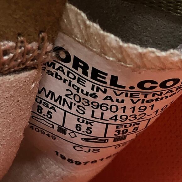 FP Movement X Sorel Kinetic Breakthru Tech Lace Sneakers Size US 8.5 - Picture 6 of 10